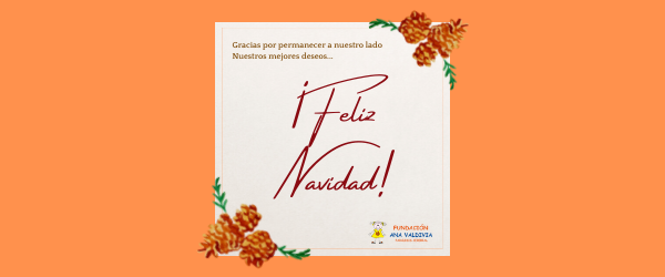 La Fundación Ana Valdivia te desea unas Felices Fiestas